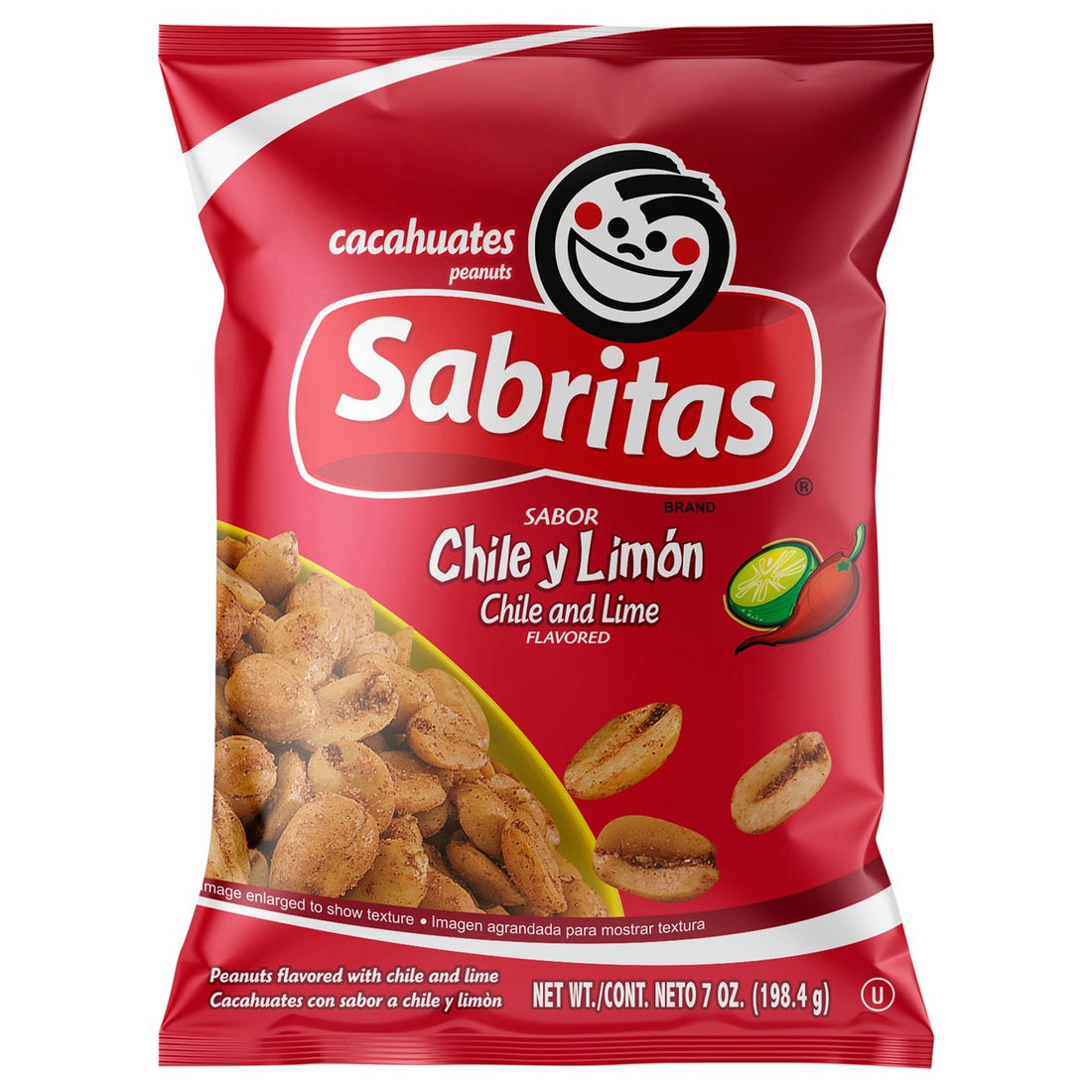 Sabritas Chile y Limon Peanuts 7 oz