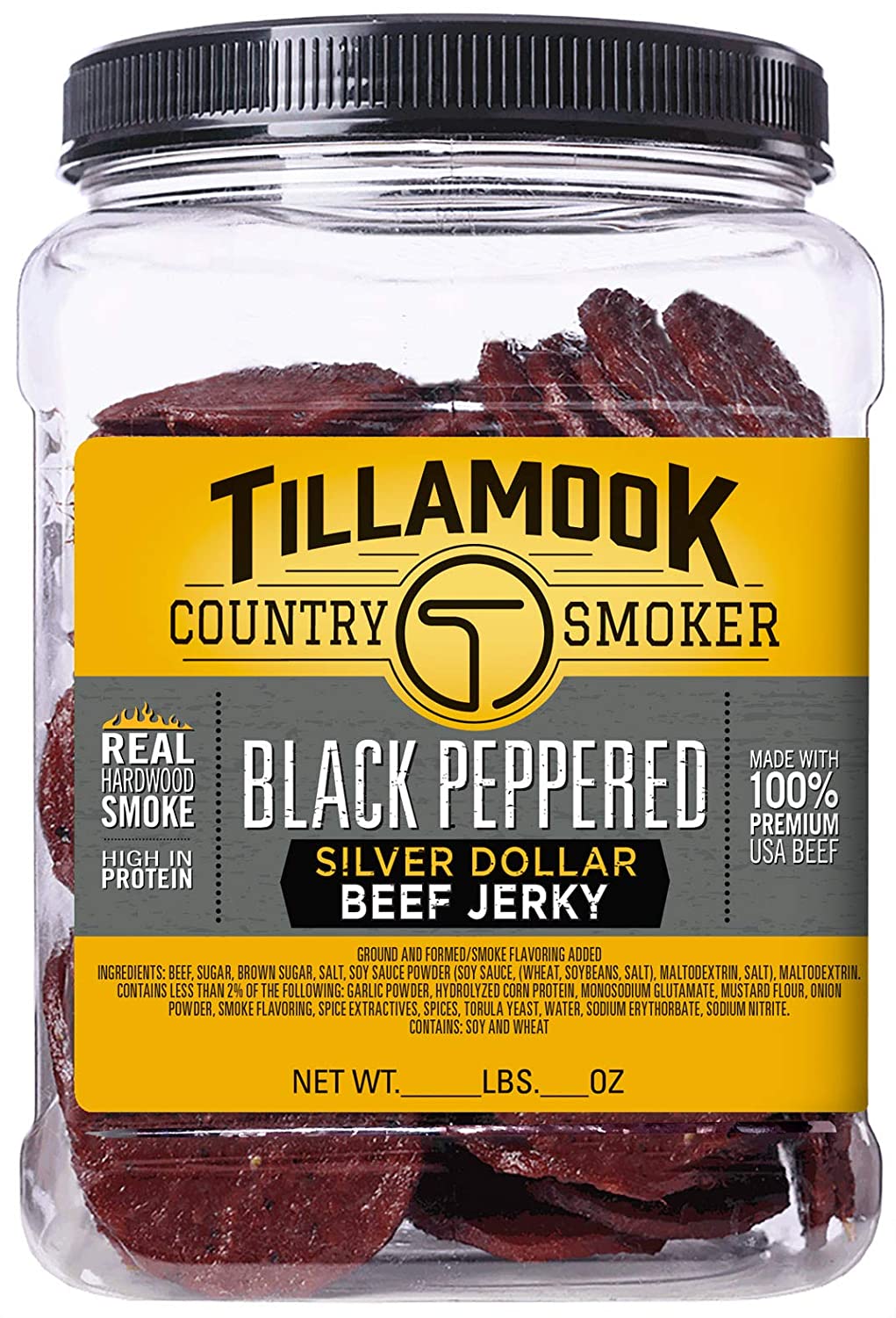 T/MOOK BLK PEPPERED JERKY JAR