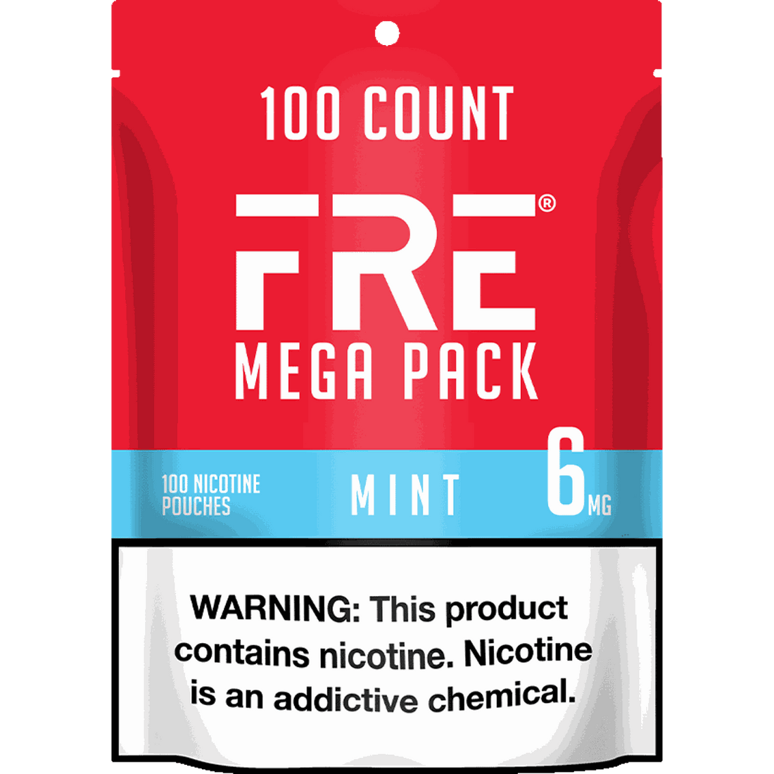 FRE Mega Pack Mint 6mg Nicotine Pouches