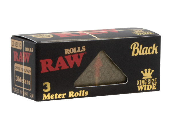 RAW Black Rolls King Size Wide 3 Meter