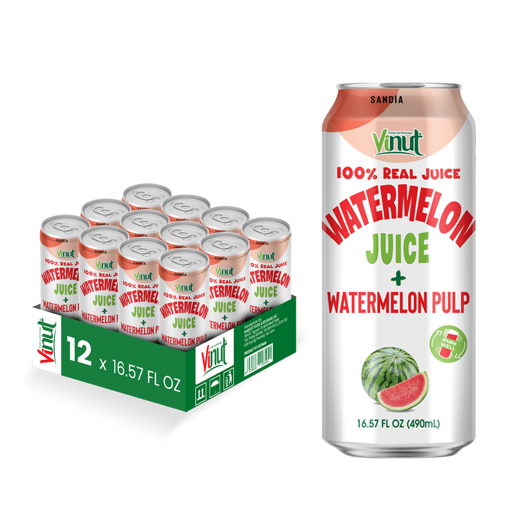 Vinut Watermelon Juice with Watermelon Pulp 16.57 fl oz