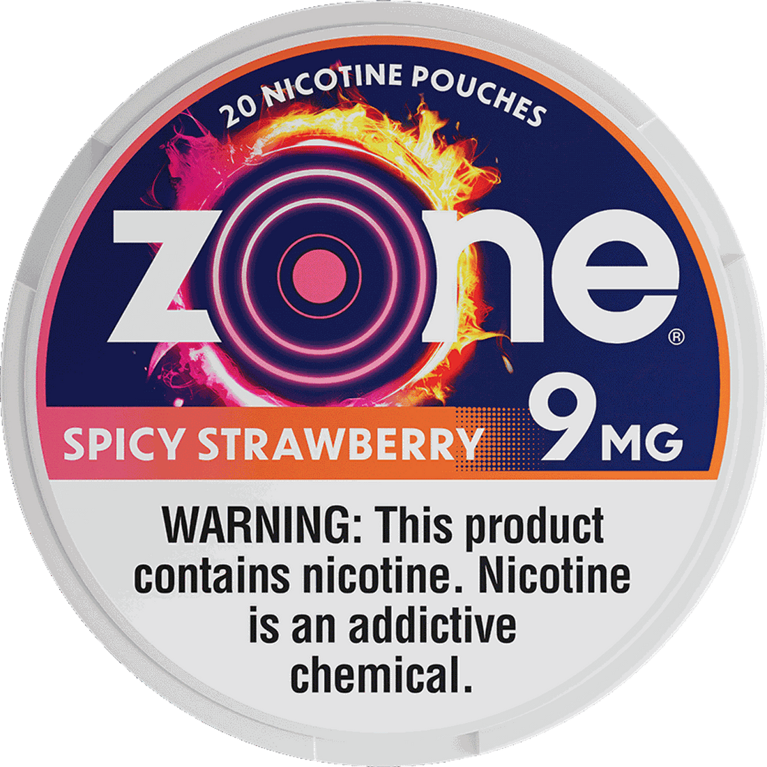 Zone Spicy Strawberry 9mg Nicotine Pouches