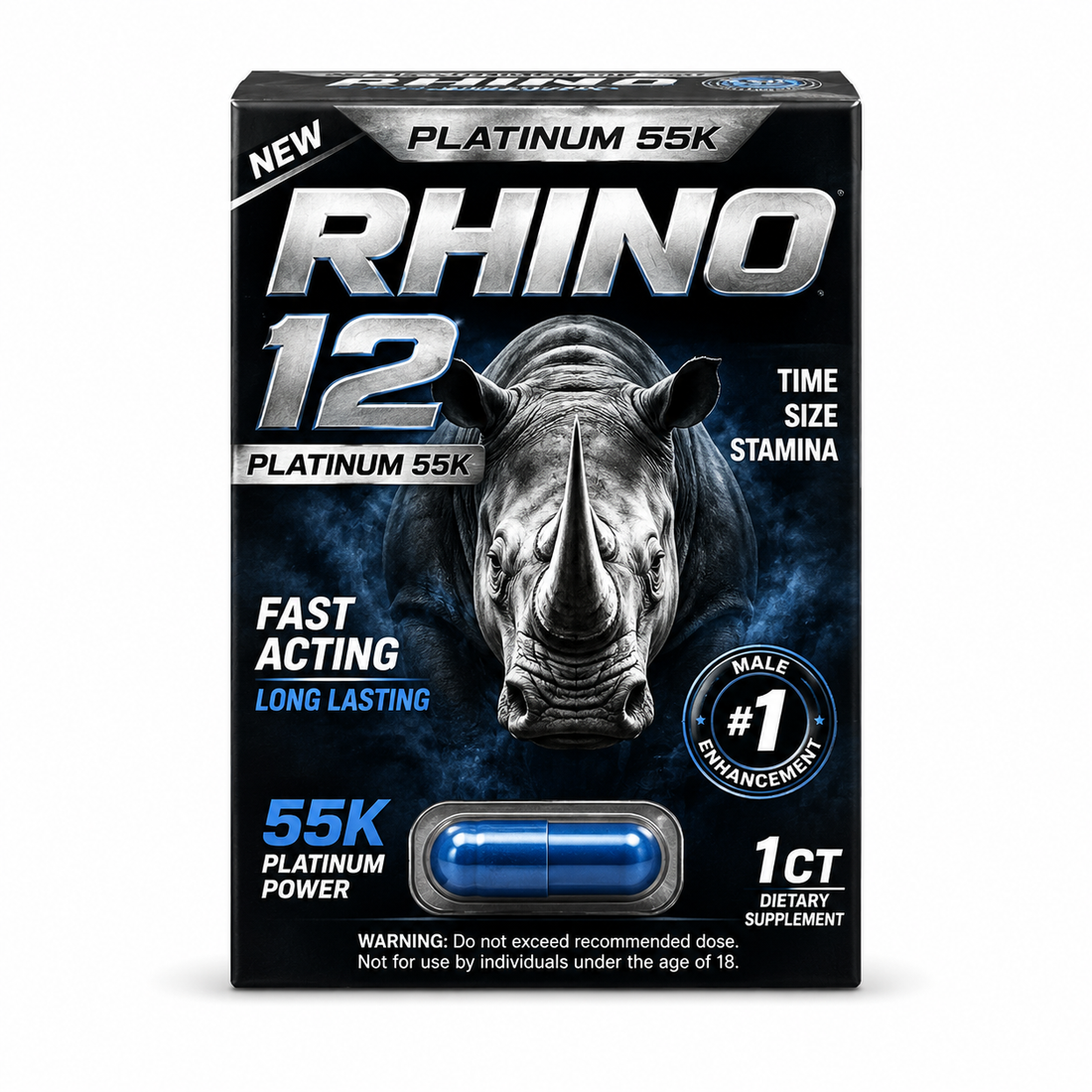 RHINO 12 PLATINUM 55K 1 CT