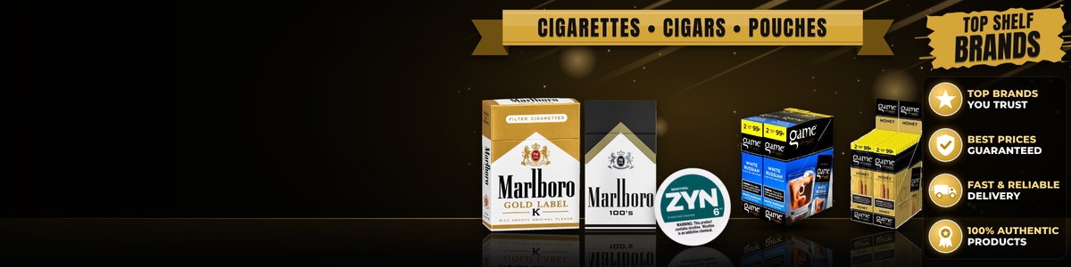Marlboro cigarettes, ZYN pouches and Game cigarillos